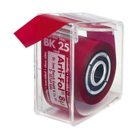 BK25 Arti-Fol Papier à articuler Métallic 8µ Rouge 2 Faces Rouleau 20m