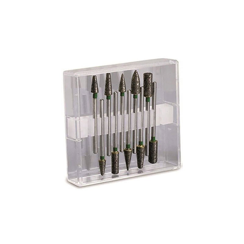 50 Fraises Diamantées Dentaires – Grain Extra Fin – FG TC-20EF – Pour Aiguille Conique Haute Vitesse