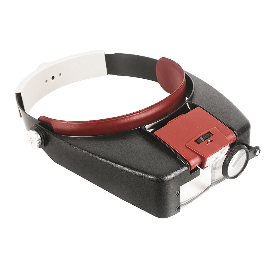 Loupe Binoculaire Frontale 3.5X | Distance De Travail 420 Mm | Ultra Légère (70g) Pour Dentiste, Bijoutier, Horloger