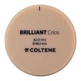 Disco Crios Brilliant LT Coltene 98x14 mm Composito Ibrido Rinforzato.