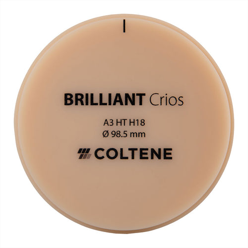 Disque Crios Brilliant HT Coltene 98x18 mm Composite Hybride Renforcé.