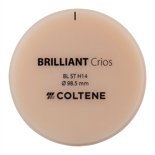 Disque Crios Brilliant ST Coltene 98x14 mm Composite Hybride Renforcé.