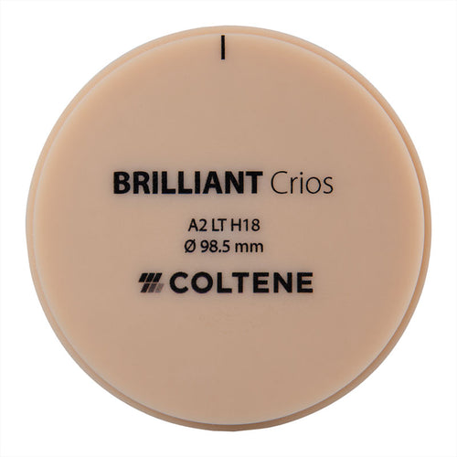 Disque Crios Brilliant LT Coltene 98x18 mm Composite Hybride Renforcé.