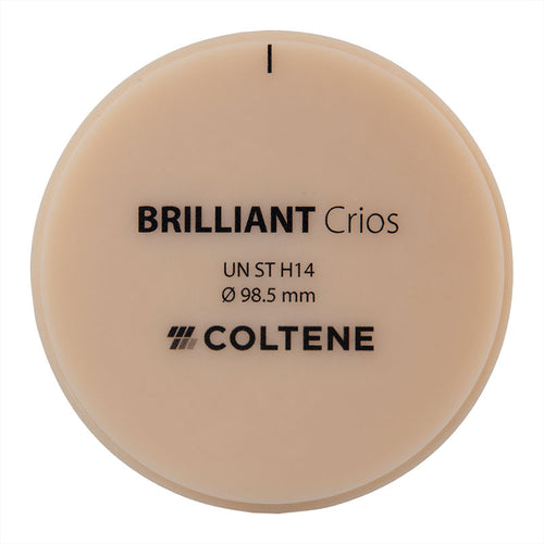 Disque Crios Brilliant ST Coltene 98x14 mm Composite Hybride Renforcé.