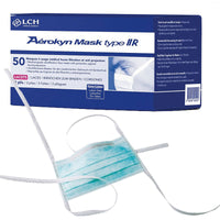 Surgical mask with laces Type IIR