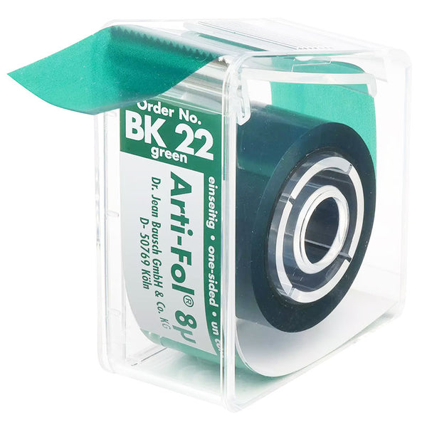 Bk22 Artice Tap to Paper para ser articulado metálico 8µ verde 1 rollo lateral 20 m.