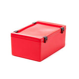 Caixa de transporte de laboratório vermelho Speiko