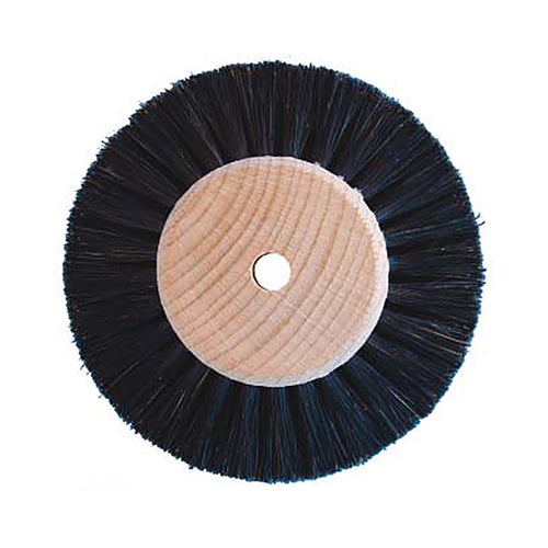 Brosses à Polir 4 Rangs 80 mm Noyau Bois - Polissage Métaux Résine 12U