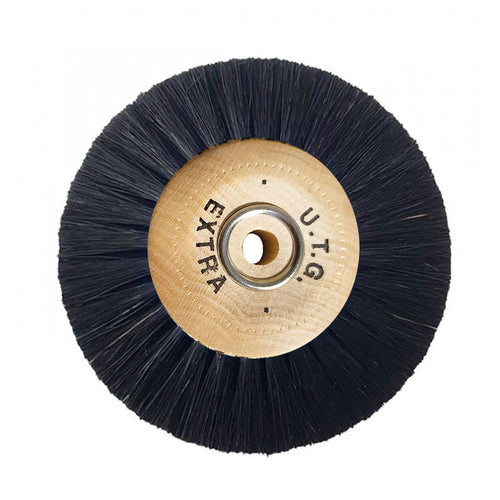 Brosse à Polir Soie Noire Courte 50 mm 3 Rangs UTG