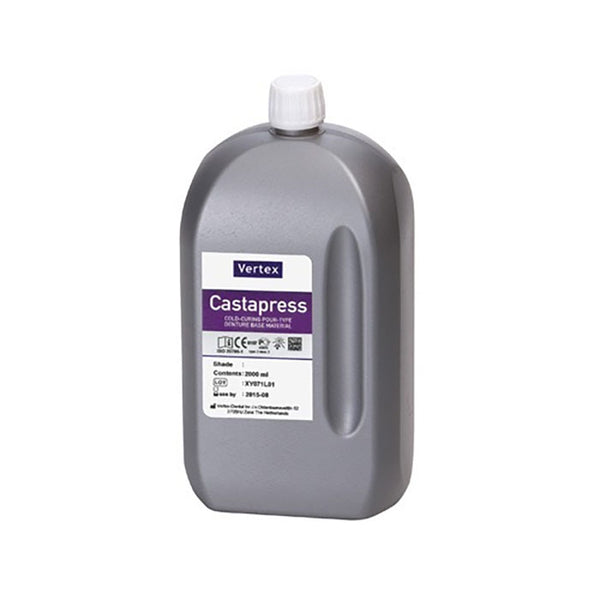Castapress Liquid Green Resin para prótesis asistente de polvo para hornear