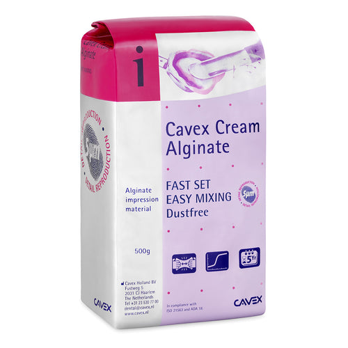 Cavex Alginate Impressional Prise Normale ou Fast - Consistance  Ferme