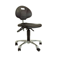 Cadeira de laboratório com rodas - Configurações ergonômicas confortáveis ​​4