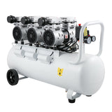 Leiser 100 L Tank Dentalkompressor - Ölfreier 8 Bars. 3 Kupfermotoren.