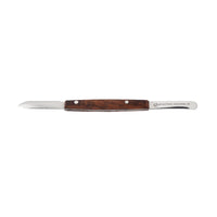 Wax knife, wooden handle, 18 cm
