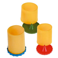 Cylinder for silicone coating with base