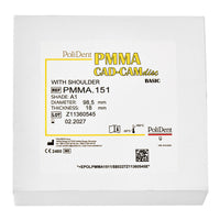 Polident pmma disc monolayer resin 14 mm