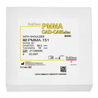Polident pmma disc monolayer resin 25 mm