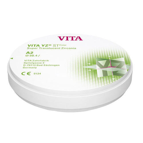 Disque Zircone VITA YZ ST Color 98 x 18 mm - Couronne - Bridge Complet