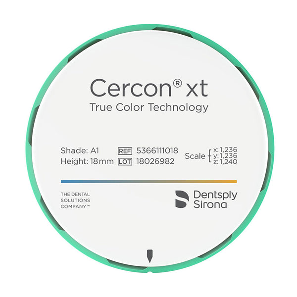Cercon XT Zirconia Disc 98 x 12 mm