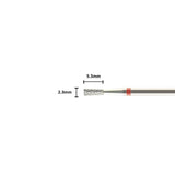 Fresa de cone invertido de carboneto de tungsténio - raspagem em metal