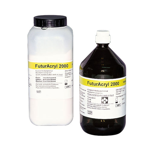 Futuracryl 2000  -  Résine Thermopolymérisable pour Prothèses Totales.