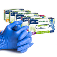 Non -powered nitrile examination gloves - strong very comfortable resistance
