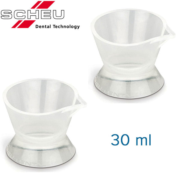 Mixing cup with pouring spout 30 ml x 2