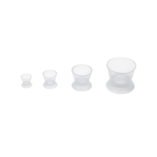Silicone cup for resin or makeup