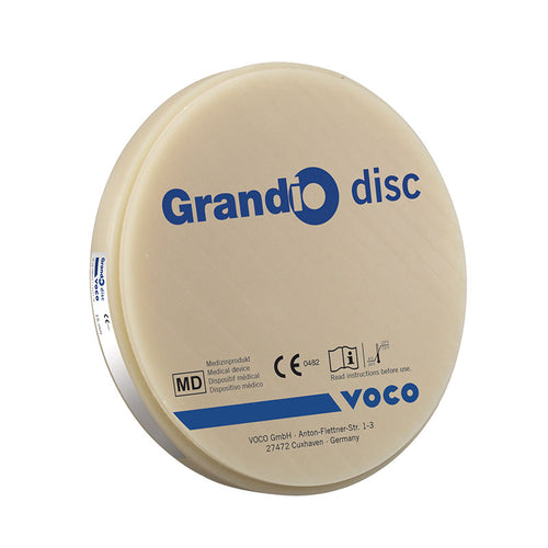 Grandio Disc Multicolor Voco 98x15 mm Composite Hybride Inlay Implant.