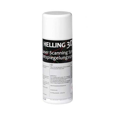 helling 3d spray scannage blanc