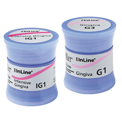 Gingiva Inline - Flacon 20 gr -  Céramique  pour Alliage non précieux.