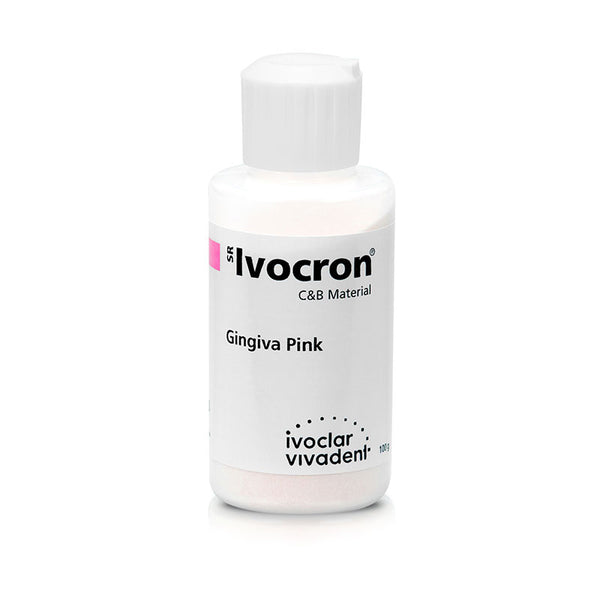 Gingiva Ivocron powder temporary resin.