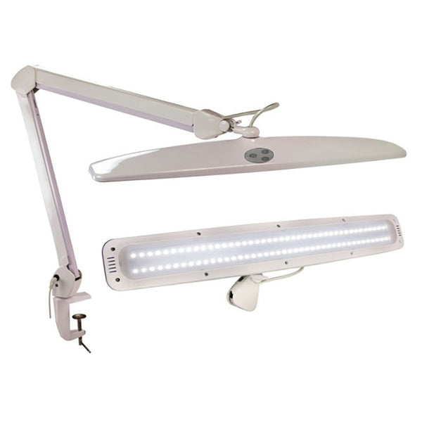Articulated LED workbench lamp
