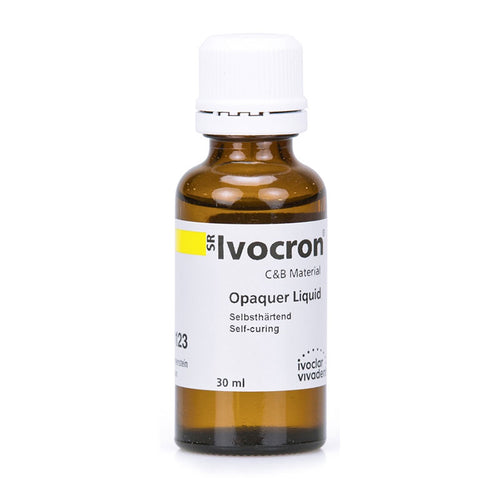 Liquide Opaquer Ivocron 30 ml - Application sur Armatures Métalliques.