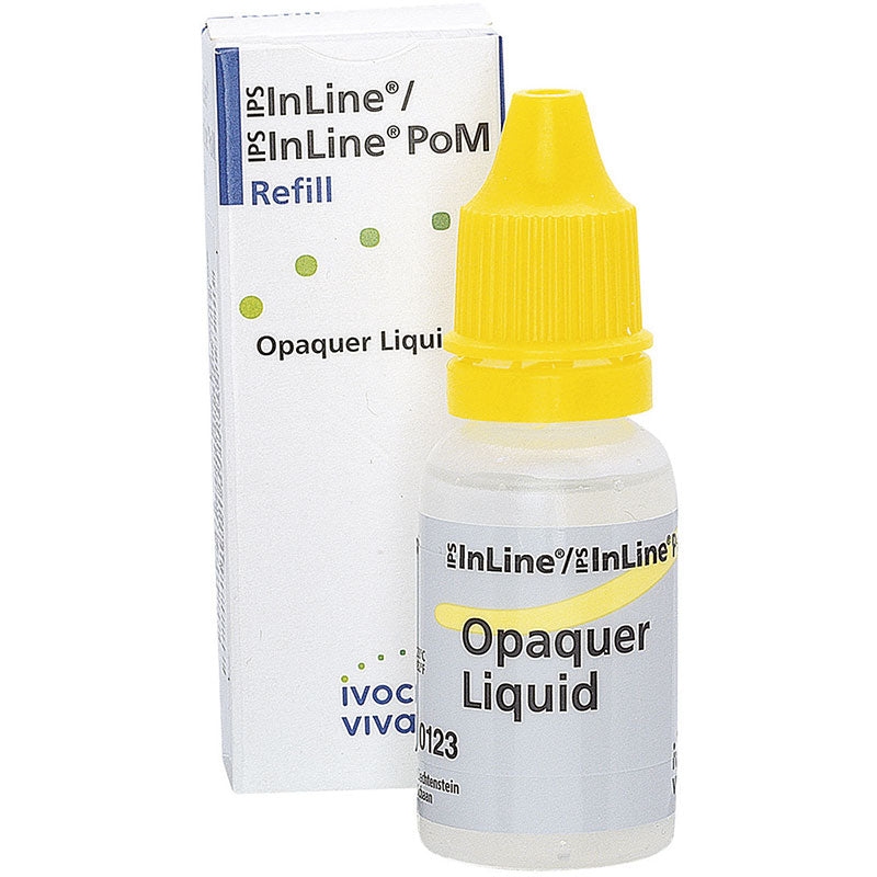 Liquid opaquer paste inline - ceramic for non -precious alloy.