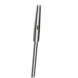 Steel sandpaper mandrel - Slot to insert abrasive leaf