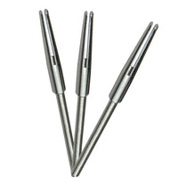 Steel sandpaper mandrel - Slot to insert abrasive leaf