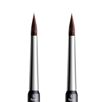 Recharge Lay brushes: EVO art n ° 6 flame - 2 -room synthetic hairs.