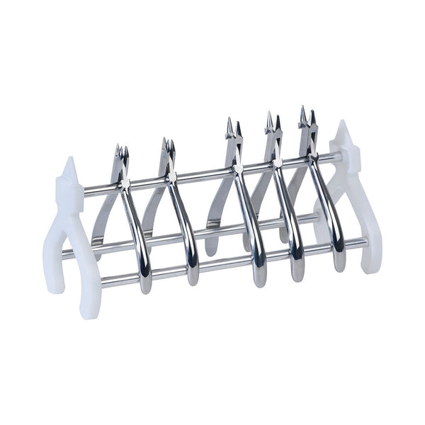 Orthodontic hook pliers holder for workbench