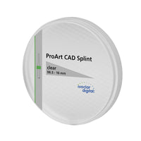 Transparent ProArt Splint disc.