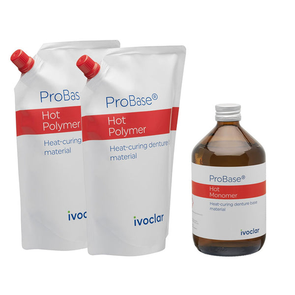 Probase Hot Kit Standard - Resina para Prótese Assistente 1kg + 500 ml.