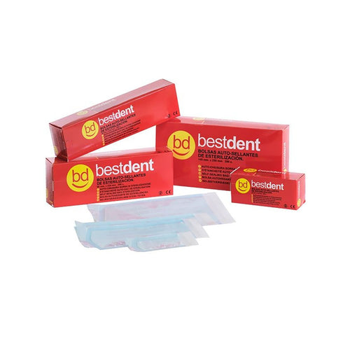 Sachet de Stérilisation Bestdent - Autocollant Emballage pour Prothèse