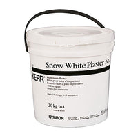 Articulador de gesso branco de neve - ingestão rápida de branco colorido.
