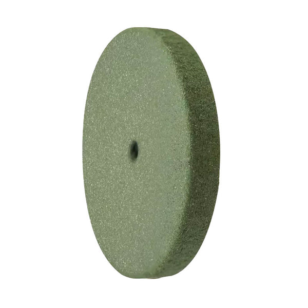 Bota de goma verde de acero y perfil eddenta