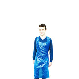 Plastic disposable protective apron