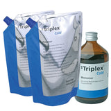 Padrão frio triplex - kit de pó + líquido de resina auto -colorida.