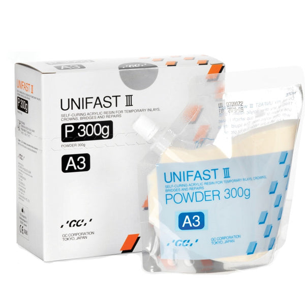 Unifast III, Poudre résine 300 gr A2 ou A3.
