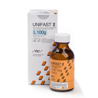 Resina provisional de líquido unifast III GC - para prótesis a largo plazo