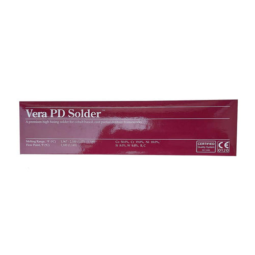 vera solder soudure chrome cobalt