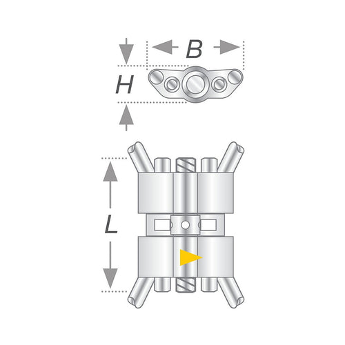 Vector 600 - Vérin Expansion Palatine  Scheu Dental - Double Bras - 1U